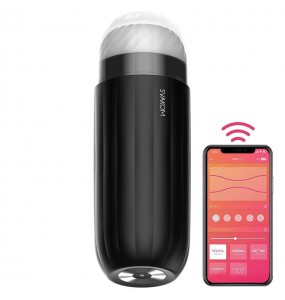 USA SVAKOM - SAM NEO Interactive Suction Vibration Masturbator Smart APP Model (Chargeable - Black)